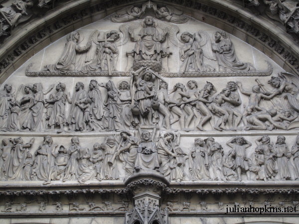 Cathedral of Our Lady Antwerp tympanum